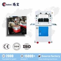 Machine de moulage par pression de semelles à double poste, état neuf, avec moteur à engrenages pour l'industrie de la chaussure