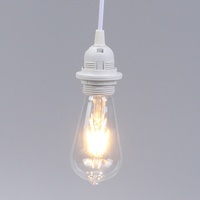 Douille de lampe spirale E27 certifiée en plastique, support de lampe, accessoires d'éclairage, rallonge LED, tête de lustre, abat-jour