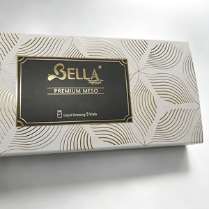 Boîte cadeau rigide haut de gamme avec logo personnalisé, estampage à chaud or, pelliculage mat, insert en EVA, pour coffret cosmétique, sérum de mésothérapie, beauté - Product Image 5