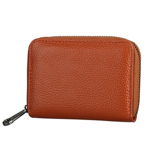 Portefeuille accordéon en cuir véritable de qualité supérieure, fabriqué en cuir pleine fleur, protection RFID, fenêtre transparente et onze emplacements pour cartes au <span class=keywords><strong>total</strong></span> - Product Image 5