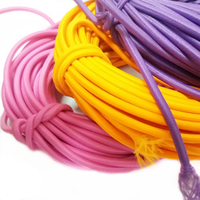 Corde à sauter élastique colorée de 2,8 mm à rebond élevé pour enfants, jeu de saut à la corde nostalgique chinois et jeu en plein air