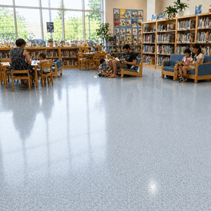 Revêtement de sol en résine époxy liquide auto-nivelante écologique pour les écoles et les gymnases Application au pinceau HIMAGIC AL-8-30 - Product Image 6