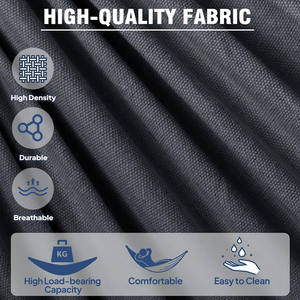 Hamaca de Lona Resistente, Portátil, Ultraligera, Estilo Mexicano, para Jardín, Camping, Viajes, Senderismo, Playa, Patio - Product Image 2