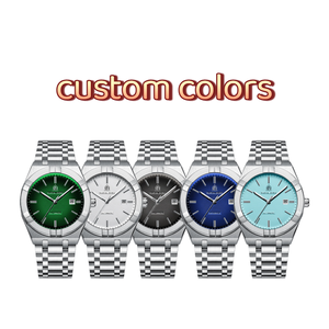 Reloj de Pulsera con Esfera de Caramelo Arcoíris Fresco para Hombre, Reloj de Acero Inoxidable de Alta Calidad y Gran Tamaño, Reloj Mecánico de Lujo Automático - Product Image 2