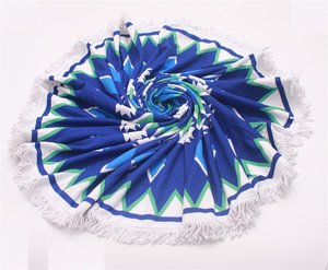 Fabricants en chine <span class=keywords><strong>Fouta</strong></span> serviette de <span class=keywords><strong>Plage</strong></span> Ronde En Microfibre imprimée - Product Image 6