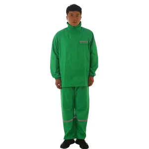 Waterproof Takeaway Uniform With Logo Carrier Service Workwear Lightweight Polyester Rain Suit Jacket Coat With Pants