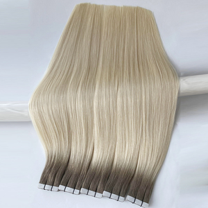 Extensioni per capelli umani Remy vergini europei di lusso 2026 Super Double Drawn con punta piatta invisibile e texture liscia - Product Image 5