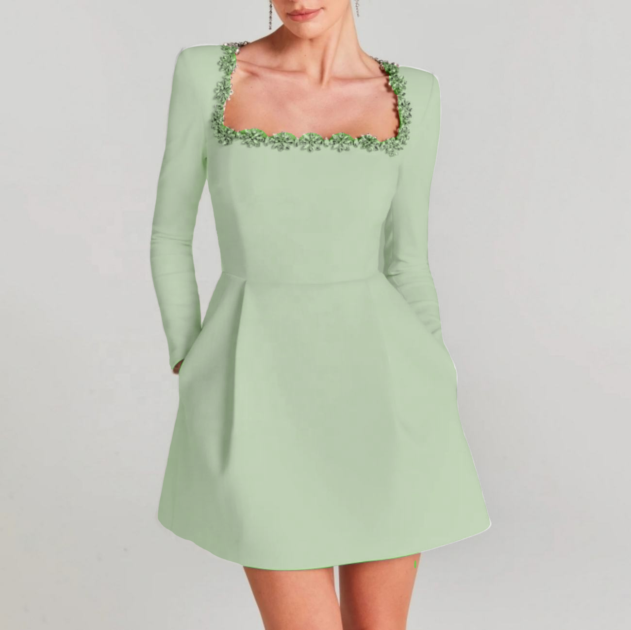 สีเขียว