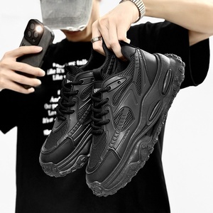 รองเท้าผู้ชายอเนกประสงค์รุ่นใหม่ รองเท้าวิ่งลำลองสำหรับฤดูใบไม้ผลิ ระบายอากาศได้ดี น้ำหนักเบา พื้นหนา ทันสมัย เพิ่มความสูงตามเทรนด์ - Product Image 1