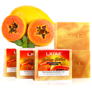 Thái Lan cà rốt chiết xuất tự nhiên Glycerin mạnh mẽ giữ ẩm hữu cơ mặt làm trắng da sáng đu đủ xà phòng - Product Image 6