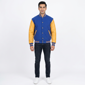 <b>Baseball</b> <b>Jacket</b> <b>Men</b> Stand Front Letter Cartoon Print Pattern Hip-Hop Loose Coat Couple Winter Casual Street Varsity <b>Jackets</b> 100% - Product Image 1
