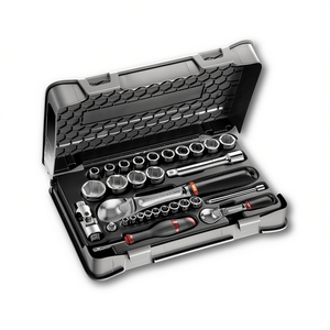 Jeu de douilles de 606 pièces de 1/4 à 1/2 pouce avec cliquet et rallonges pour réparation automobile - Product Image 2