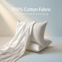Coussin de cou en duvet de canard pour hôtels, vente en gros, garnissage 910g, housse en coton écologique 500TC, certifié RDS, directement de l'usine, personnalisable