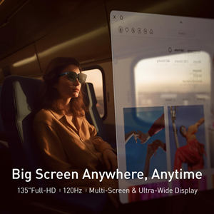 <span class=keywords><strong>Lunettes</strong></span> AR INAIR 2 PRO |   <span class=keywords><strong>Image</strong></span> et vidéo 2D vers <span class=keywords><strong>3D</strong></span> |   Commutateur Réalité/Virtualité |   Multi-écrans |   135" 120Hz Travail et divertissement - Product Image 3