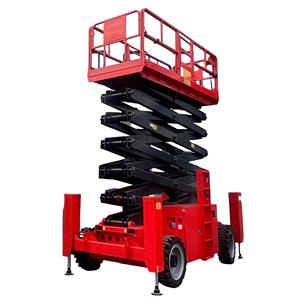 מעלית מספריים 4x4 דיזל 14 מטר לשטח, לביצועים עוצמתיים בשטח קשה - Product Image 1