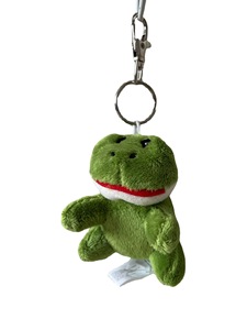 Ciondoli imbottiti personalizzati pregano <span class=keywords><strong>cose</strong></span> <span class=keywords><strong>buone</strong></span> rana verde peluche animali in preghiera portachiavi - Product Image 2