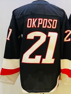 Jerseys de hockey de malla para hombre de gran tamaño, ropa de calle de estilo personalizado, bordado de poliéster y sublimación, trajes de hockey sobre hielo OEM - Product Image 3