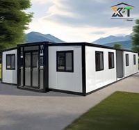Maison préfabriquée modulaire pliable certifiée CE RoHS, conteneur extensible de 20 pieds et 40 pieds, mini-maison mobile, 2, 3 ou 4 chambres