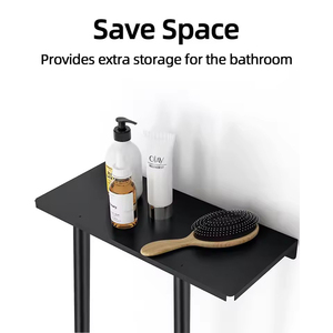 Estante de Acero Inoxidable para Toallas Enrolladas, Soporte de Pared para Toallas, Organizador y Estante de Almacenamiento para Baño - Product Image 6