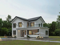 Maison modulaire entièrement équipée à prix abordable, maisons préfabriquées, maisons en structure légère en acier, villas préfabriquées de luxe à vendre