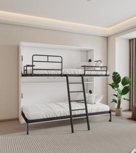 Camas Plegables Horizontales Inteligentes que Ahorran Espacio, Camas Individuales Personalizadas <span class=keywords><strong>de</strong></span> Fábrica China, Camas Murphy Ocultas - Product Image 2