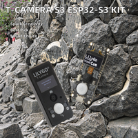 Module de caméra HD 2MP LILYGO T-Camera S3 ESP32-S3 avec 16 Mo de mémoire flash, ESP32-S3FN16R8, écran OLED SSD1306 de 0,96 pouces, kit de carte de développement partiel