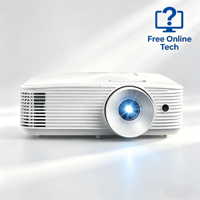 Proyector Empresarial Optoma YDW5512 DLP 720P de Diseño Ligero, 3800 Lúmenes con Fuente de Luz de Lámpara para Educación