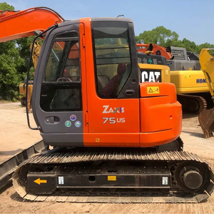 High Efficiency low price Excavator Hitachi Zaxis 75 Japanese Second-<b>hand</b> <b>Mini</b> 7.5 Ton used Hitachi Zx75us Excavator for Sale - Product Image 1