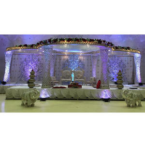 Mejor boda diamante Palazzo Mandap EE. UU. Atractivo fibra de cristal Palazzo boda Mandap boda especial diamante Palazzo Mandap - Product Image 1