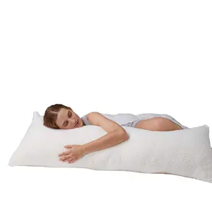 Travesseiro de cama de parafuso, de alta qualidade, espuma de memória, corpo inteiro, barriga, travesseiro para casal, cama de queen