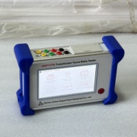 Testeur de rapport de transfert de transformateur triphasé portable TTR avec polarité de groupe et données stockées pouvant être transférées sur un ordinateur