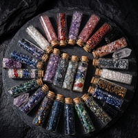 Lot de Pierres Roulées Naturelles de Quartz Rose et Citrine pour la Guérison, Éclats de Cristal pour la Décoration Intérieure, Coffret Cadeau Feng Shui