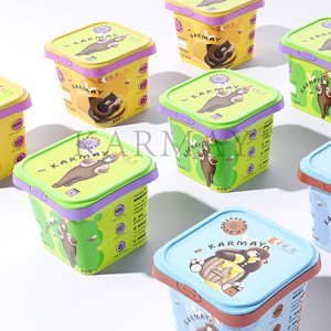Food Packaging Plastic Butter Container Plastic Honey Cup Iml Margarine Container <b>Yogurt</b> Plastic Container - Product Image 6