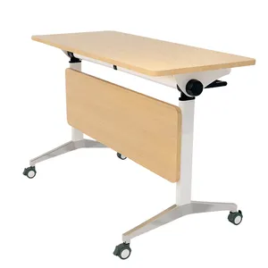 회의 교육 서비스 학교 사무실 건물 나무로 되는 Foldable 사무실 훈련 책상 회의 접히는 훈련 테이블