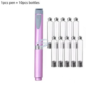 Stylo métallique jetable portable de voyage compatible avec une dose cylindrique de 3 ml - Product Image 6