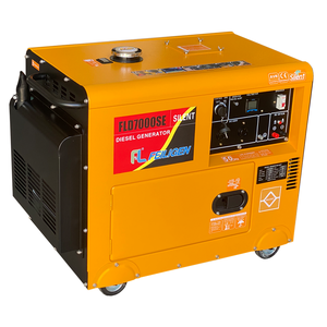 Máy phát điện di động 7KW siêu yên tĩnh, một pha, điện xoay chiều 220V 50Hz, sử dụng nhiên liệu diesel, tích hợp máy phát điện một chiều. - Product Image 5