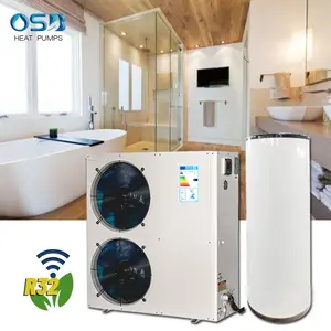 European standard Erp air source heat pump split DHW water heater thermal air to water heatpump heater pump thermopompe