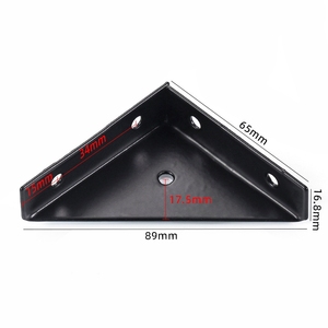 Wholesale Heavy Duty <strong>TV</strong> <strong>Bracket</strong> Iron Metal Wall Floating Shelf Support Triangle <strong>Corner</strong> <strong>Bracket</strong> - Product Image 2