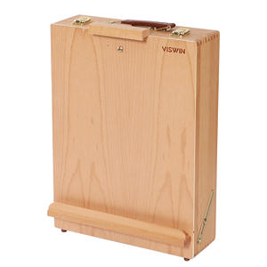 Ensemble de peinture acrylique de qualité supérieure de 43 pièces, <span class=keywords><strong>chevalet</strong></span> en bois de hêtre massif, boîte et tous les accessoires supplémentaires, <span class=keywords><strong>kit</strong></span> d'outils de peinture pour artistes - Product Image 6