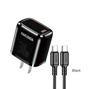 KAKUSIGA NOUVEAU Produit Série <span class=keywords><strong>SUOMA</strong></span> Kit de chargeur PD30W Charge rapide US (Type-C vers Type-C) - Product Image 2