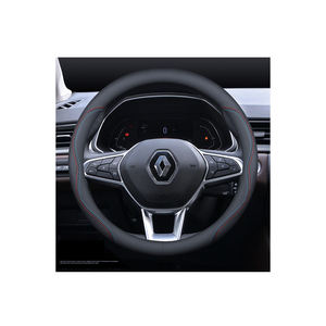 Housse de <span class=keywords><strong>volant</strong></span> de voiture en cuir nappa pour renault koleos captur kadjar Fluence Samsung Qm6 qm5 talisman <span class=keywords><strong>scenic</strong></span> espace megane - Product Image 4