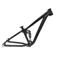 Cadre de vélo de montagne à suspension souple à quatre bras en métal durable, vente en gros 4OEM, cadre de vélo électrique