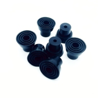 Capuchons en caoutchouc colorés antidérapants pour pieds de chaise en métal de 24mm
