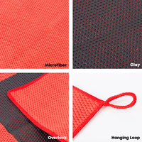 Serviette en microfibre magique pour le lavage et le detailing automobile, chiffon en argile magique pour le nettoyage des voitures