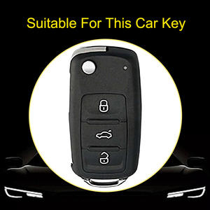 Innofit VOB1 Usine En Gros Couverture De <span class=keywords><strong>Clé</strong></span> De Voiture TPU pour <span class=keywords><strong>Volkswagen</strong></span> Passat B5 6 7 Golf Tiguan <span class=keywords><strong>Polo</strong></span> SEAT Skoda Bon <span class=keywords><strong>Prix</strong></span> - Product Image 2