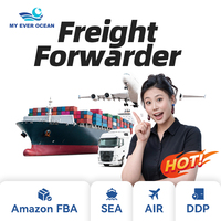 Transitaire sans frais cachés pour Amazon FBA DDP, expédition maritime porte-à-porte de Chine vers les États-Unis, le Canada et l'Europe