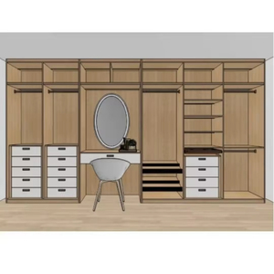 <span class=keywords><strong>Armario</strong></span> de pie de lujo ecológico con <span class=keywords><strong>espejo</strong></span> revestido y puertas de cristal, diseño moderno, tamaño y color personalizables, listo para taller. - Product Image 2