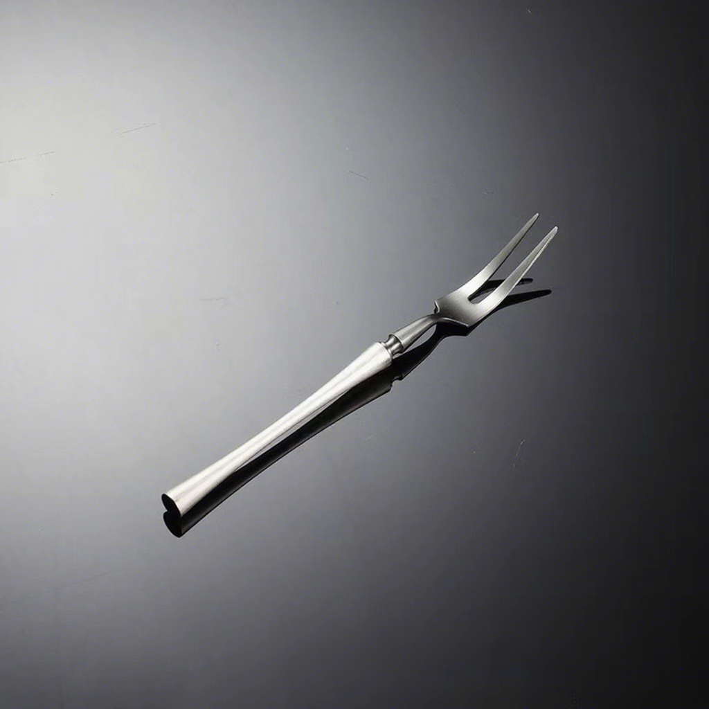 Silver fruit fork