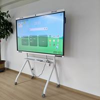 Pizarra Digital Inteligente con Pantalla Táctil LCD de 98 Pulgadas, de Gran Tamaño, para la Enseñanza en el Aula Escolar