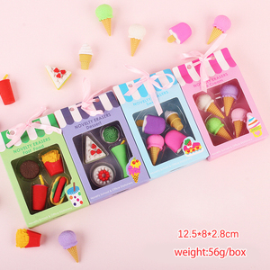 Gommes à effacer fantaisie colorées kawaii pour étudiants, école, bureau, papeterie, dessin animé pour enfants - Product Image 6
